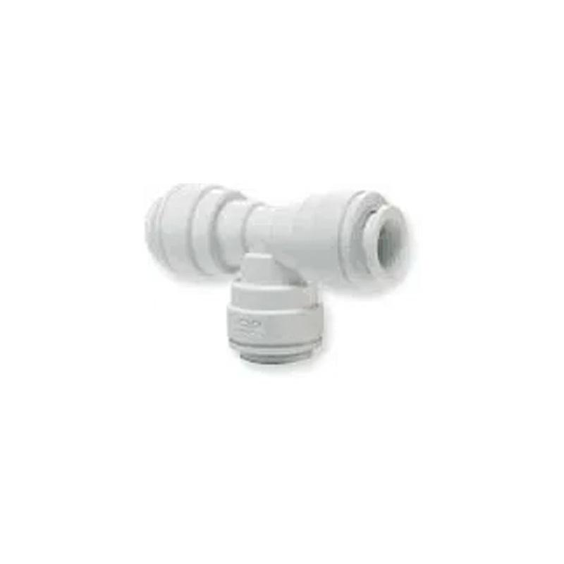3/8 x 1/4 x 3/8 Tube John Guest Quick Connect Reducing Tee