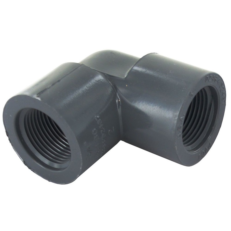 Schedule 80 PVC Elbow 1/2 FIP|Single|Box of 25