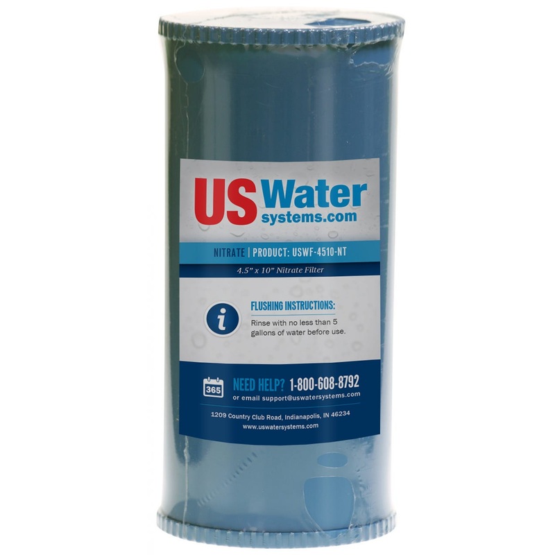US Water Nitrate Removal Filter Cartridge 4.5 x 10 | USWF-4510-NT