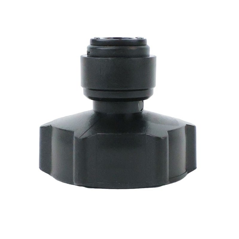 NeoFit – Acetal Black Female Adapter 8mm (5/16) tube x 3/4 BSP(P) Flat