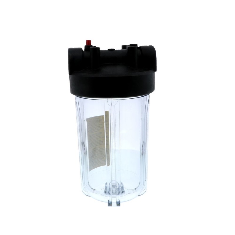 Watts 10 Full Flow Water Filter Housing Black/Clear W/ PR – 1 FPT