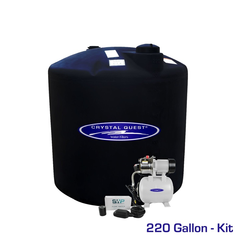 Atmospheric Storage Tank Kit with Pump – 220 Gallon