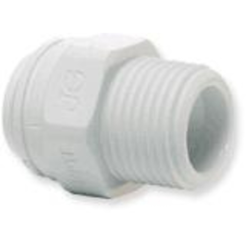 3/8 Quick Connect x 3/8 MPT John Guest Fitting | PP011223W