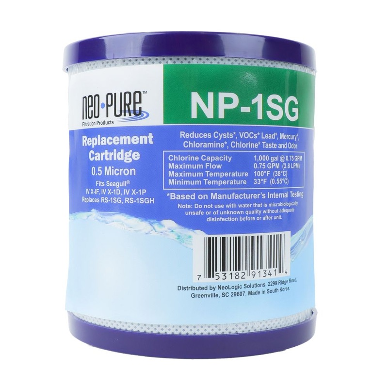 Neo-Pure NP-1SG Seagull RS-1SG Compatible Replacement Cartridge