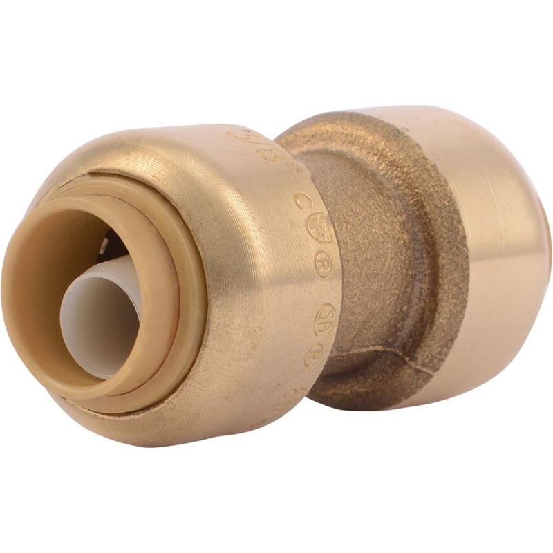SharkBite U006LF Lead-Free Brass Push-to-Connect Coupling – 3/8 x 3/8
