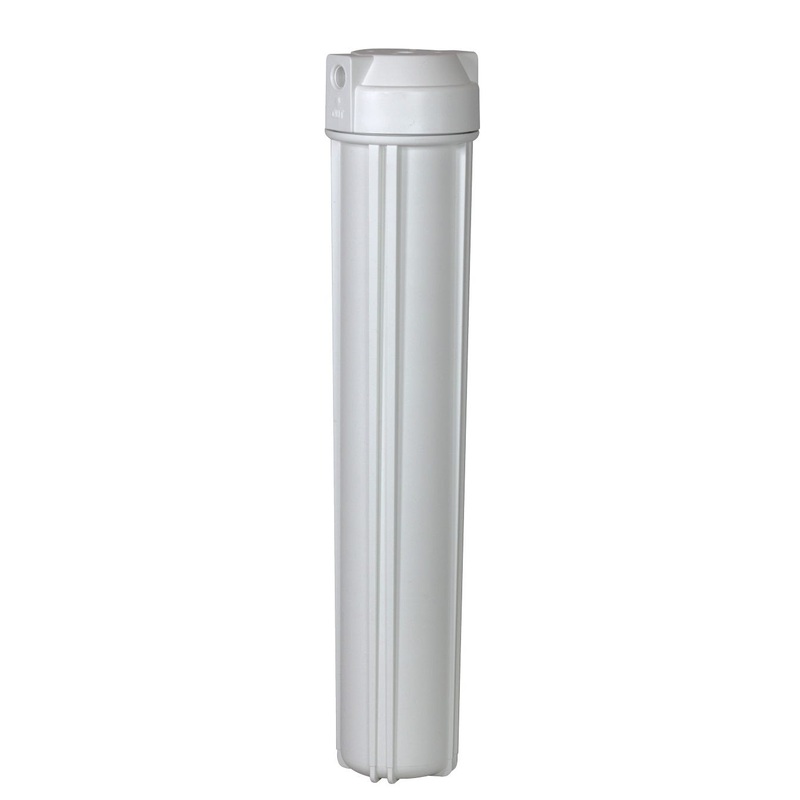 White 2.5 x 20 Commercial Filter Housing