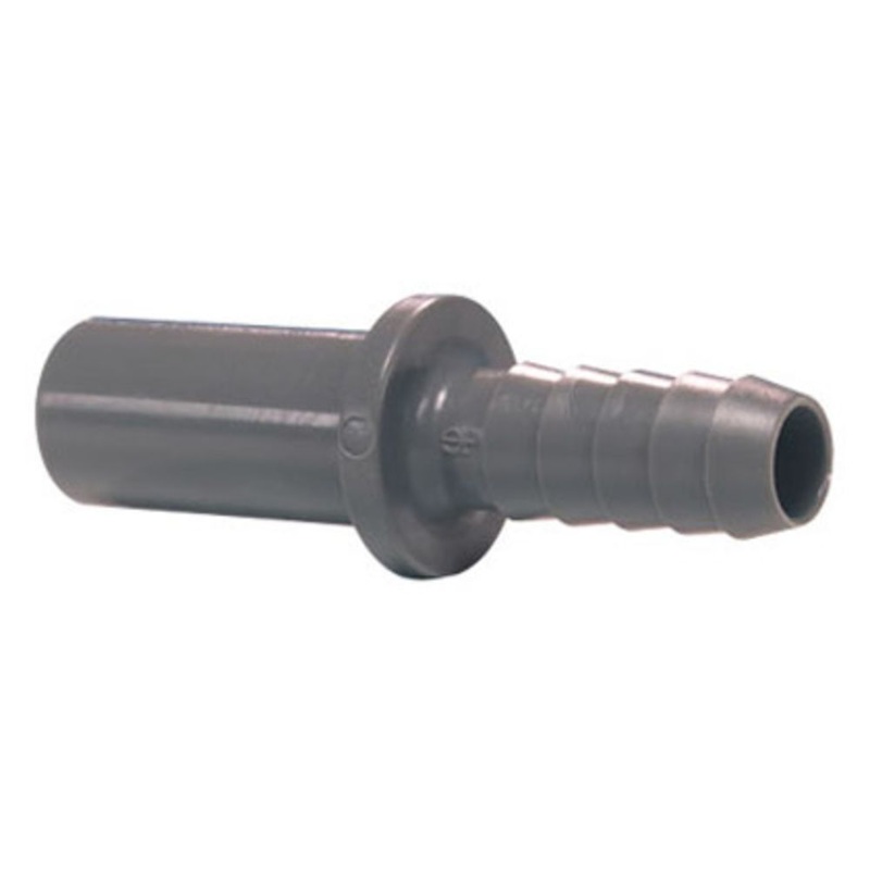 John Guest Stem Barb Connector  – 1/2 OD Stem x 3/8 ID Barb