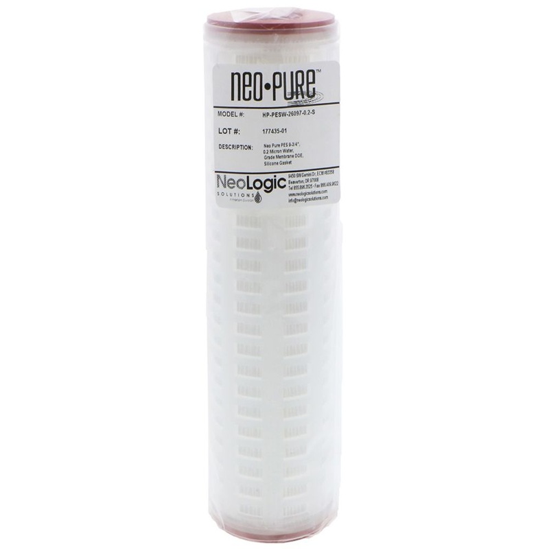 Neo-Pure 9-3/4 PES Water Grade Membrane 0.2 micron DOE Silicone O-rings