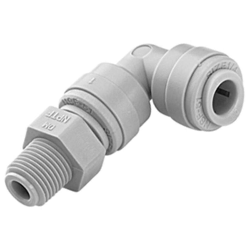 DMfit Swivel Male Elbow – 1/2 Push-in x 1/2 NPTF