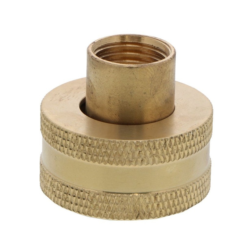 Female Brass Garden Hose Adapter with Washer 3/4 FGHT x 1/4 FIP