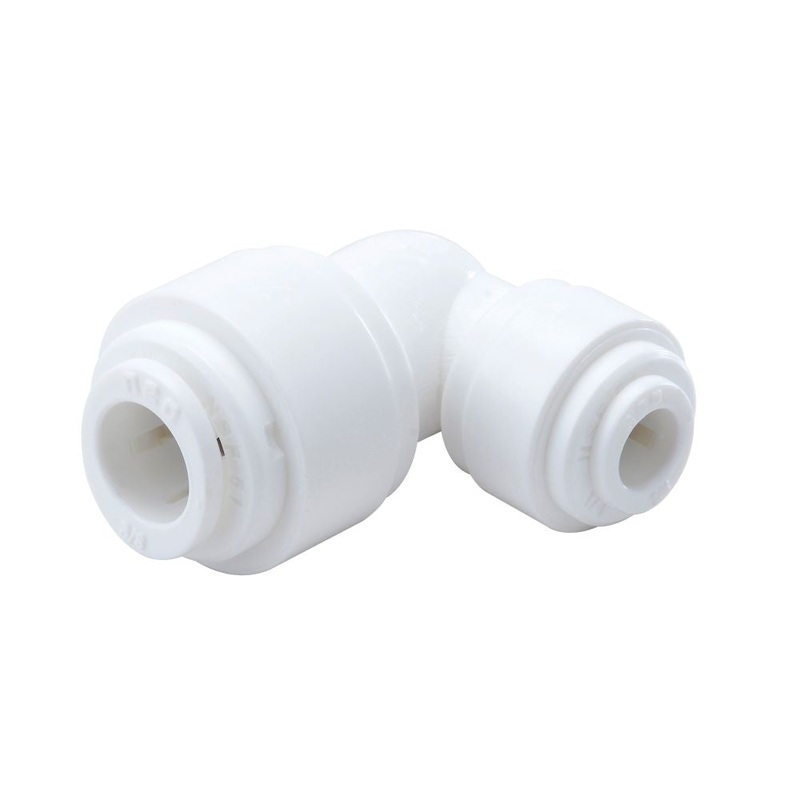 NeoFit – Acetal White Union Elbow 3/8 tube x 1/4 tube