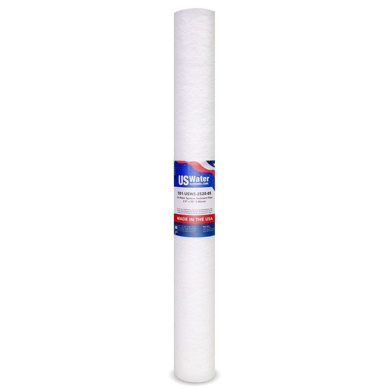 Spun Poly Sediment Filter 2.5 x 20 5 Micron