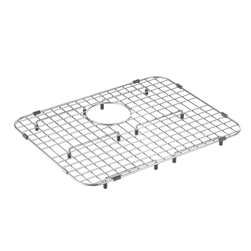 Stainless Steel Rear Drain Bottom Grid Accessory 20 x 16