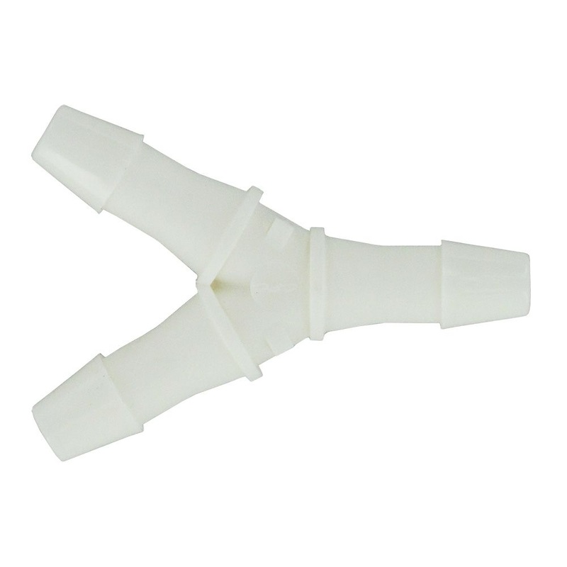 FitQuik Nylon Union Y Barb Fitting – 3/8 ID x 3/8 ID x 3/8 ID