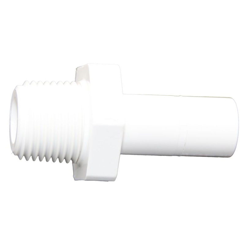 NeoFit – Polypropylene Natural White Stem Adapter 1/2 Stem x 3/8 NPTF