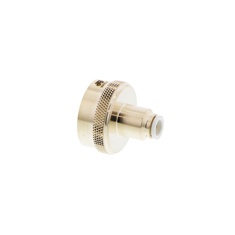 John Guest Brass Female Connector (Garden Hose) – 1/4 x 3/4 – 11.5 NH