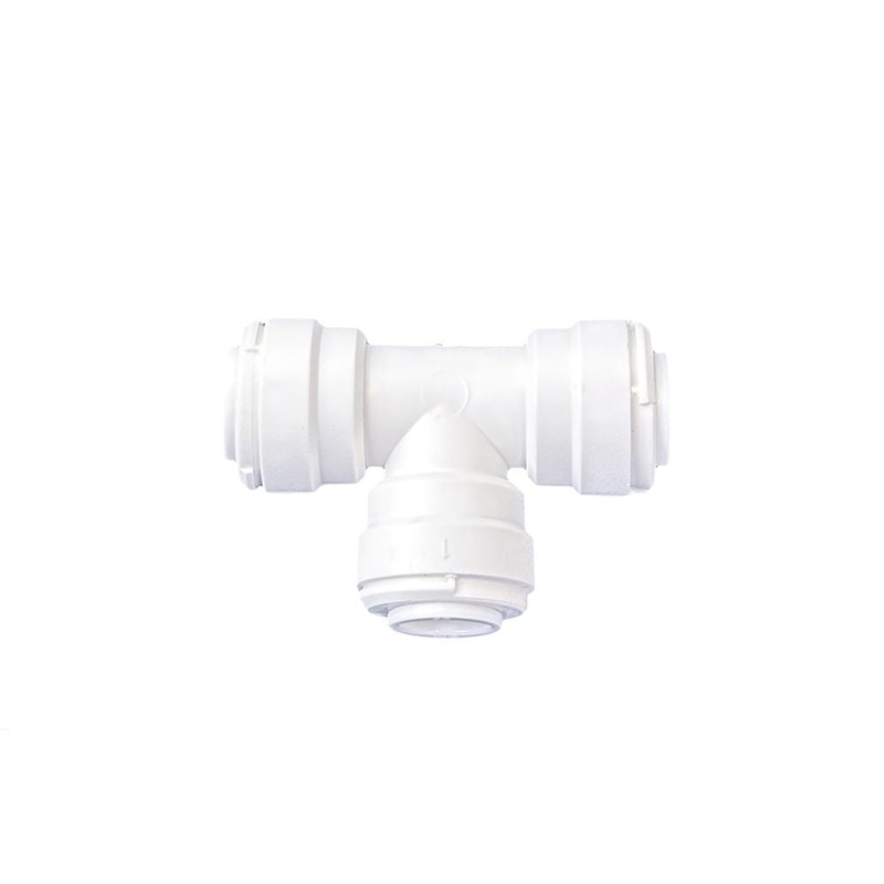 NeoFit – Polypropylene Natural White Union Tee- 1/2 tube OD