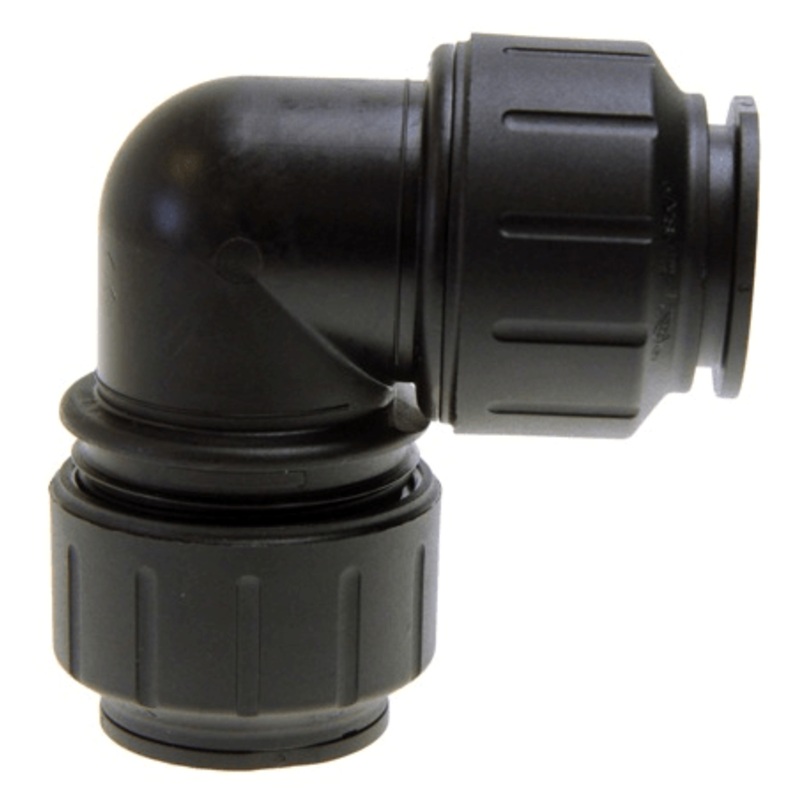 Black John Guest 3/4 Union Elbow – PEI0328E