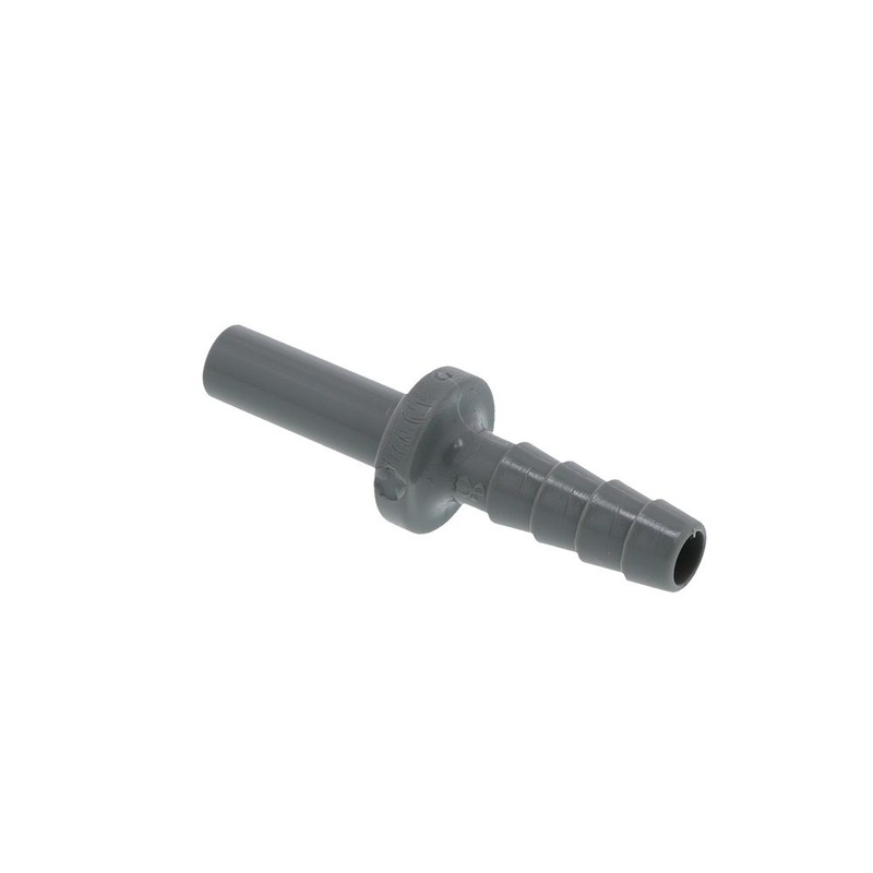 John Guest Stem Barb Connector  – 1/4 OD Stem x 1/4 ID Barb