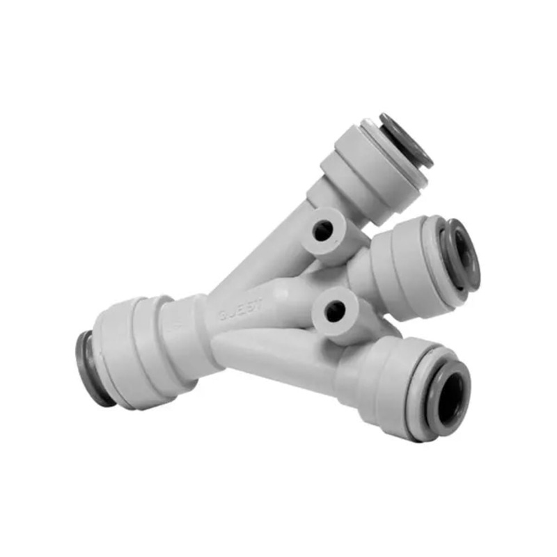 John Guest Three Way Divider 1/2 OD Inlet x 1/2 OD Outlets (3)