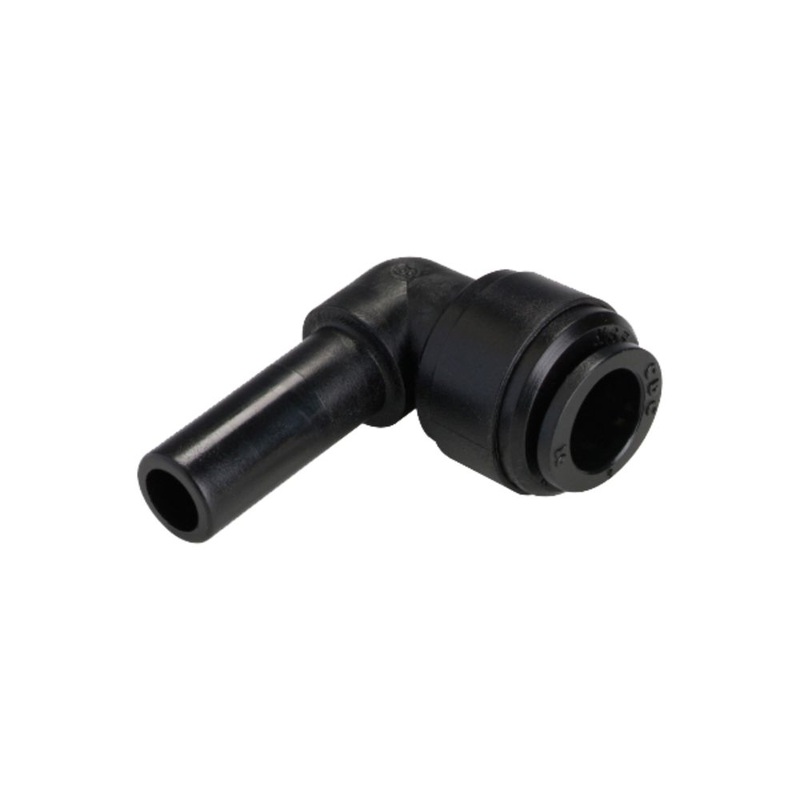 NeoFit – Acetal Black Stem Elbow 1/2 tube x 1/2 stem