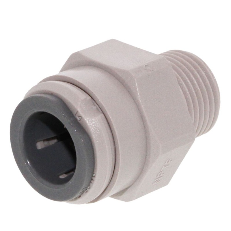 John Guest Male Connector NPTF – 1/2 x 1/2  NPTF