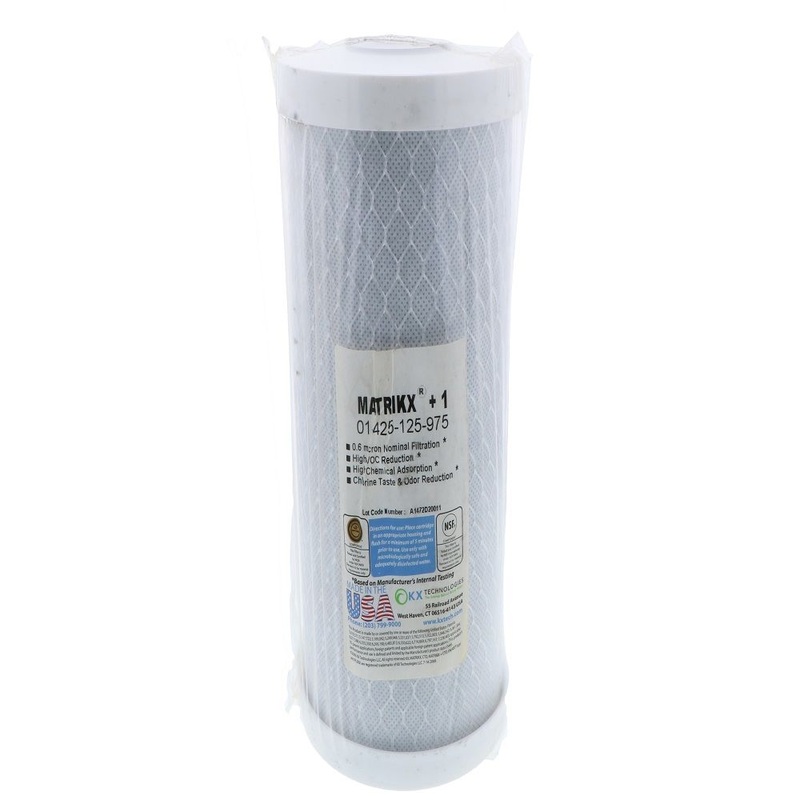 10 BB Filtrex Matrikx CTO Plus Carbon Block 0.6 Mic Filter