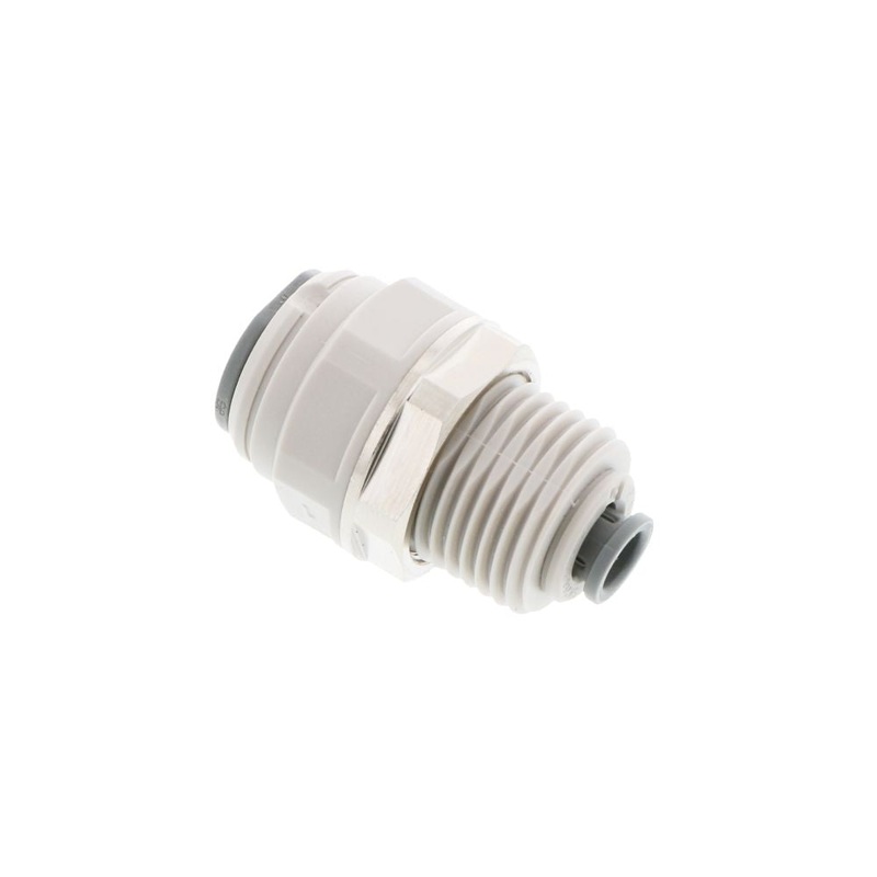 John Guest Bulkhead Union – 1/2 x 1/4