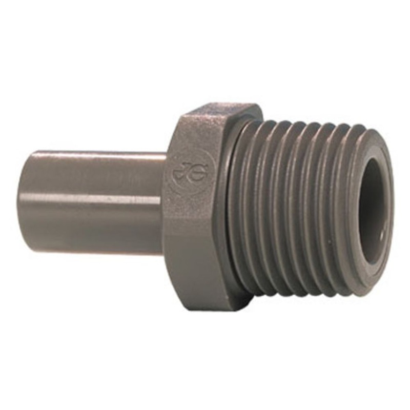 John Guest Stem Adapter NPTF – 1/4 x 1/8  NPTF