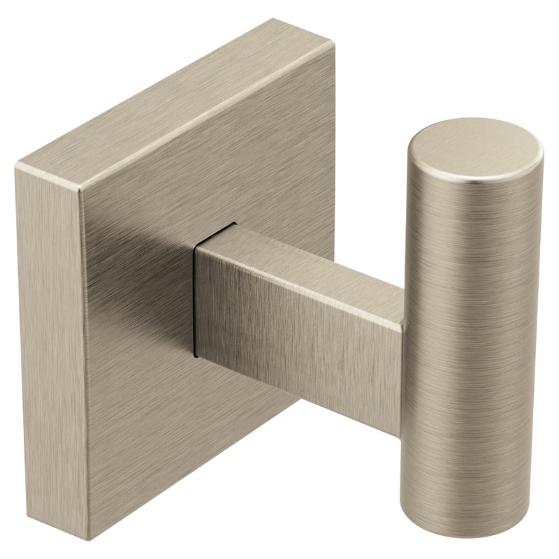 Triva Chrome single robe hook|Chrome|Matte Black|Brushed Nickel