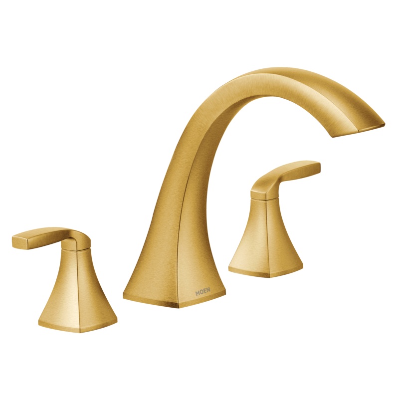Voss Chrome Two-Handle High Arc Roman Tub Faucet