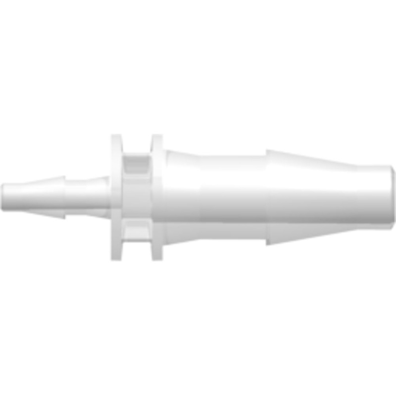 LinkTech Straight Through Reduction Tube Fitting with Classic Series Barbs, 5/32 (4.0 mm) and 1/16 (1.6 mm)