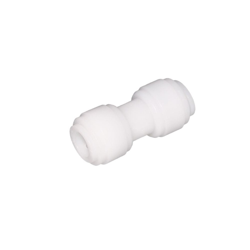 NeoFit – Acetal Natural White Union Connector 1/4 tube x 1/4 tube