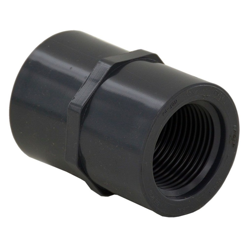 Schedule 80 PVC Coupling 1 FIP