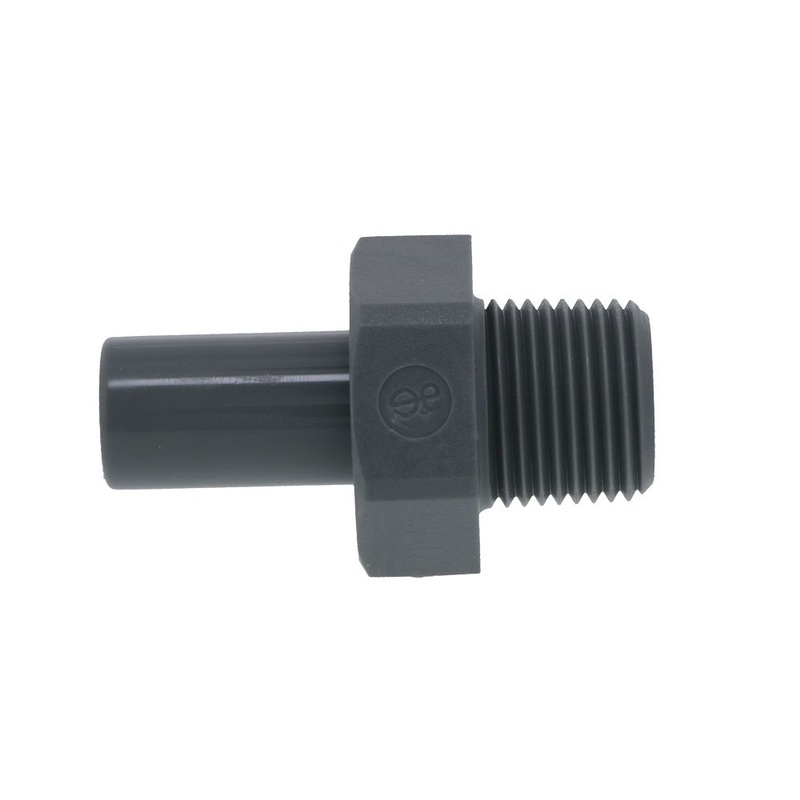 John Guest Stem Adapter BSPT – 3/8 x 3/8  BSPT