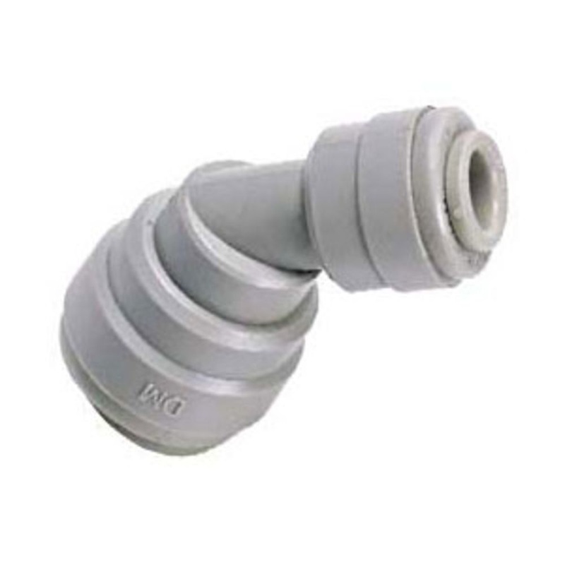 DMfit Offset Connector – 3/8 Push-in x 1/4 Push-in