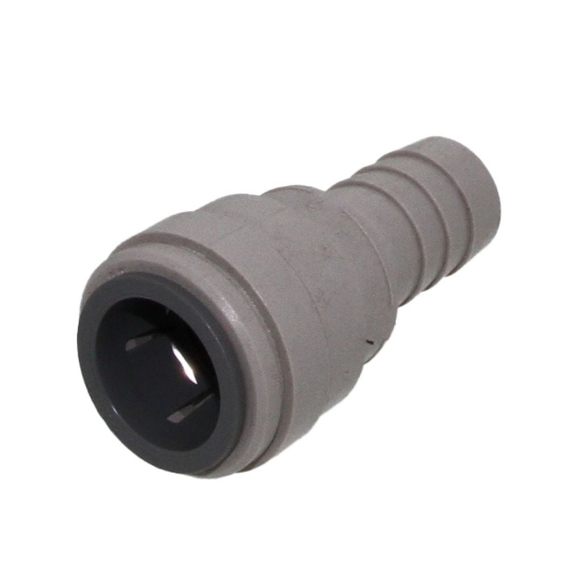 John Guest Barb Connector  – 15mm x 3/8 ID Barb