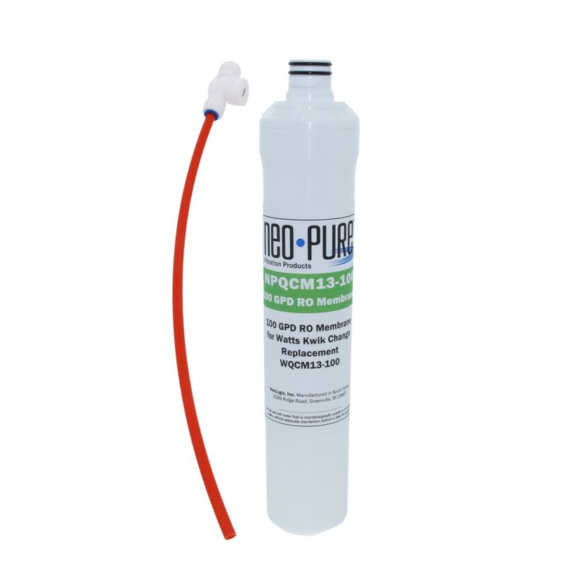 Neo-Pure Kwik Change 13 RO Membrane Filter 100 GPD Replacement For Watts WQCM13-100