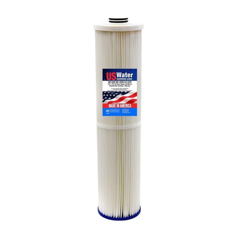 US Water Magna 4.5 x 20 0.5 Micron Replacement Cartridge | 222 Seal
