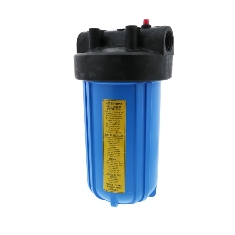 Watts Flowmatic 10 Full Flow Water Filter Housing Black/Blue W/ PR