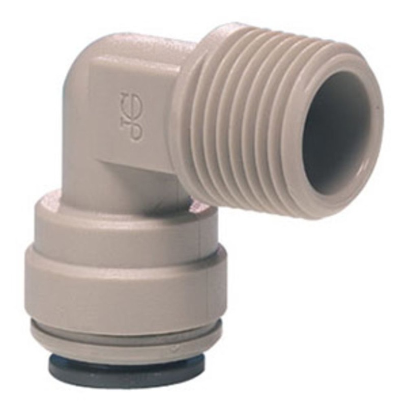 John Guest Fixed Elbow NPTF – 1/4 x 1/8  NPTF