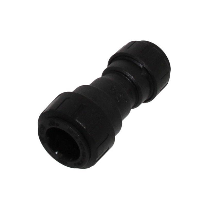 John Guest ProLock Black Coupler – 1/2 CTS
