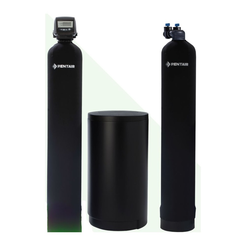 WATERTRUST Pro Series Whole House Carbon Filtration & Water Softening Combo System 35986