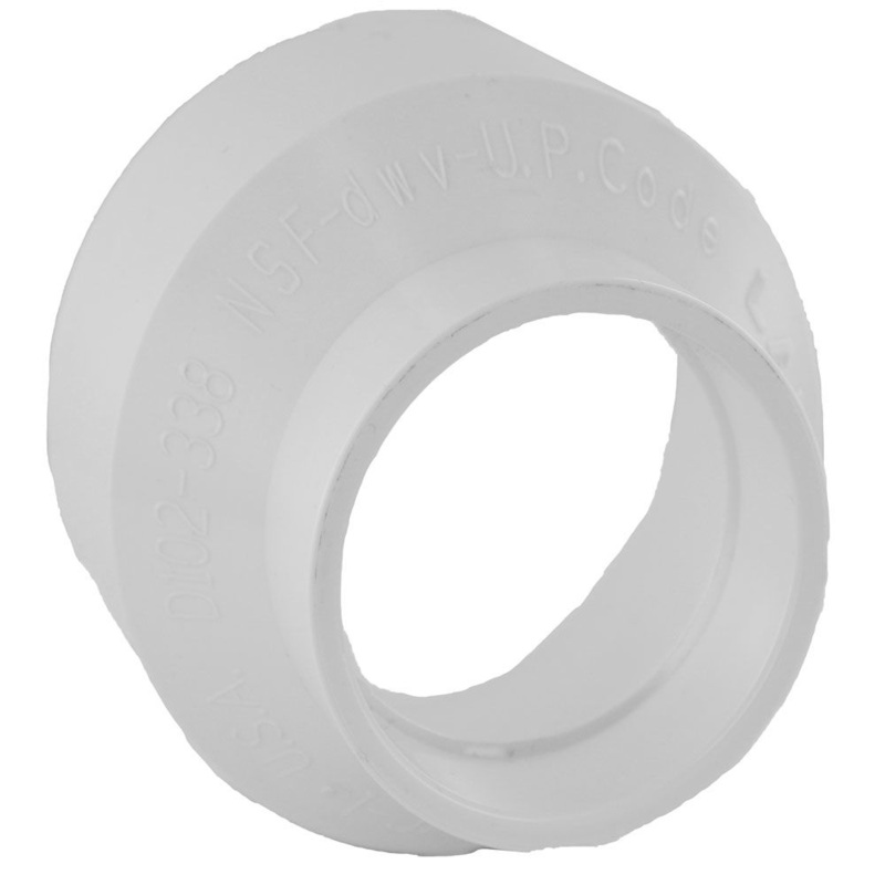 DWV Reducer Coupling PVC1 3 x 2