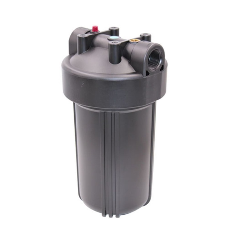 10 BB Housing – Black Sump/Cap With Pressure Release – 1 Port