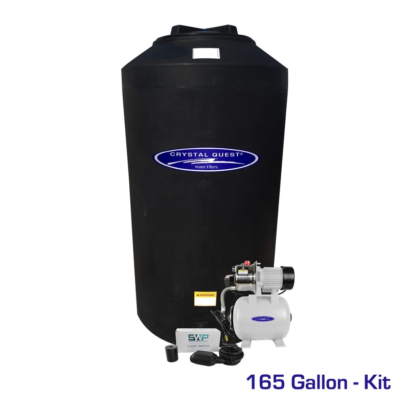 Atmospheric Storage Tank Kit with Pump – 165 Gallon