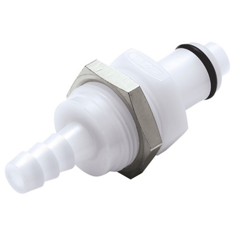 PLC42005 Panel Mount Hose Barb Coupling Insert 5/16 ID Barb