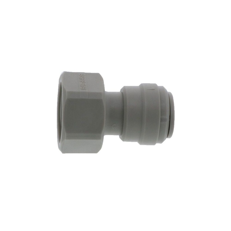 DMfit Female BSPP Connector Flat Type – 1/2 Push-in x 5/8 BSP(P)