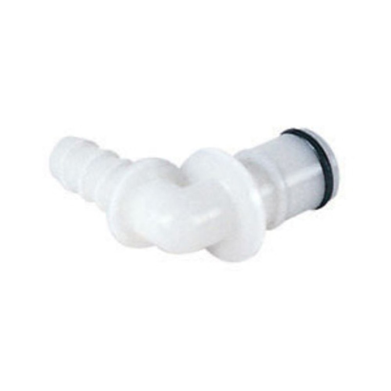APC23004 In-Line Elbow Hose Barb Coupling Insert 1/4 ID Barb