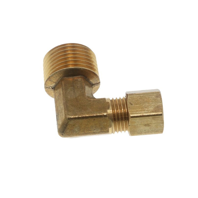 Brass Compression Male Elbow -1/4 Compression x 3/8 MPT